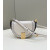 1:1 Replica Fendi Moonlight Saddle White Bag For Woman 19cm/7.5in