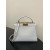 1:1 Replica Fendi Peekaboo ISeeU Petite White Small Bag For Woman 20cm/8in