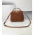 1:1 Replica Fendi Peekaboo Mini Brown Braided Bag For Woman 18cm/7in