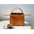 1:1 Replica Fendi Peekaboo X-Lite Tote Medium Brown Bag For Woman 30cm/12in