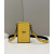 1:1 Replica Fendi Vertical Box Yellow RM 6,400 Bag For Woman 17cm/6.5in 7VA519ADP6F1CIA