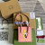 1:1 Replica Gucci Bananya Print Mini Tote Bag Pink For Women, Women’s Bags 7.9in/20cm GG 671623 U5XAG 5964