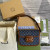 1:1 Replica Gucci Horsebit 1955 Shoulder Bag Blue And Ivory For Women, Women’s Bags 9.8in/25cm GG