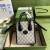 1:1 Replica Gucci Mini Tote Bag With Interlocking G Beige And Blue GG Supreme Canvas For Women 7.8in/20cm 671623 K9GSN 4075
