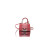 Hourglass XS Handbag Embossed In Pink/Brown For Women 7in/19cm