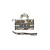 1:1 Replica Medium Lady D-Joy Bag White/Black For Women 10in/26cm
