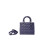 1:1 Replica Medium Lady Dior Bag Dark Blue/White/Black/Beige For Women 9.5in/24cm
