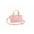 1:1 Replica Louis Vuitton LV Nano Speedy Jacquard Denim Pink/Blue Luxury Bag For Women – 16cm/ 6.3in