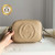 1:1 Replica Gucci Soho Small Disco Bag Beige For Women 8in/21cm GG 308364
