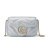 1:1 Replica GG MARMONT SUPER MINI BAG P Light blue iridescent matelassé chevron leather Exclusive For Women ‎476433 AAC2U 4923