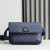 1:1 Replica GUCCI OPHIDIA GG SMALL BELT BAG P Blue and black GG Supreme canvas Exclusive For Women 752597 2ZGMN 8441
