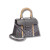 Saigon Structure Mini Bag Grey/Black/Brown For Women‎ 7.9in/20cm SAIGOBMINTY01CL03P